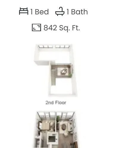 Vanity 2 Bedroom Loft Downtown Ft Worth Apartment
